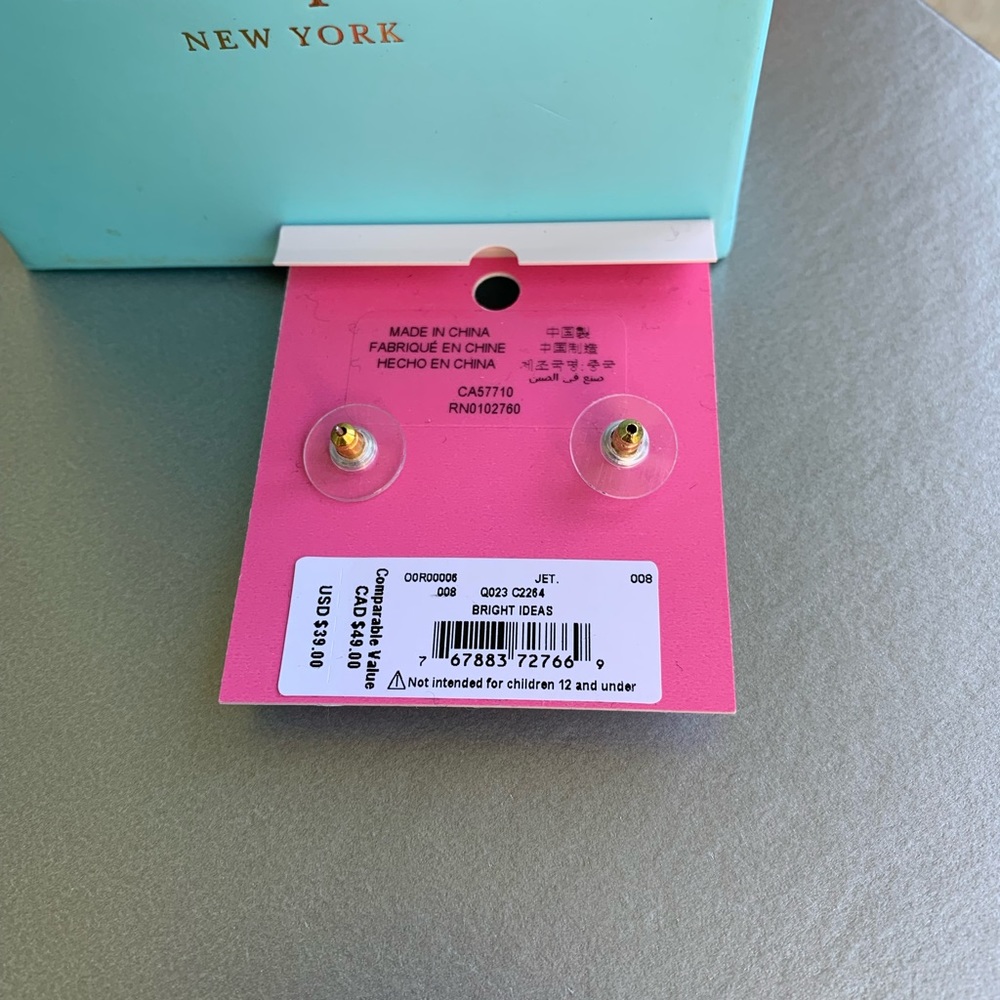 NWT Kate Spade Bright Ideas Earrings - Picture 4 of 7